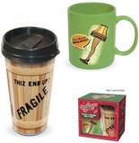 A Christmas Story Leg Lamp Travel Mug and Coffee Mug Gift Set